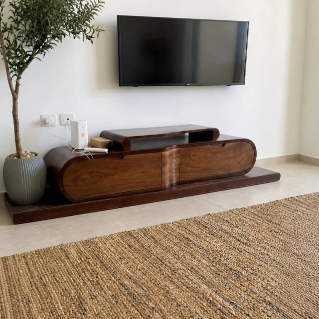 Walnut TV unit