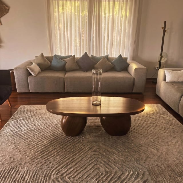 Walnut coffee table