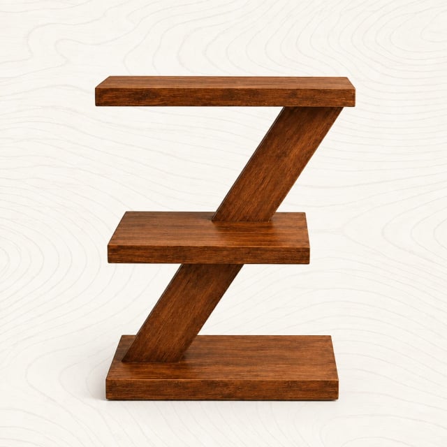 Z shape side table