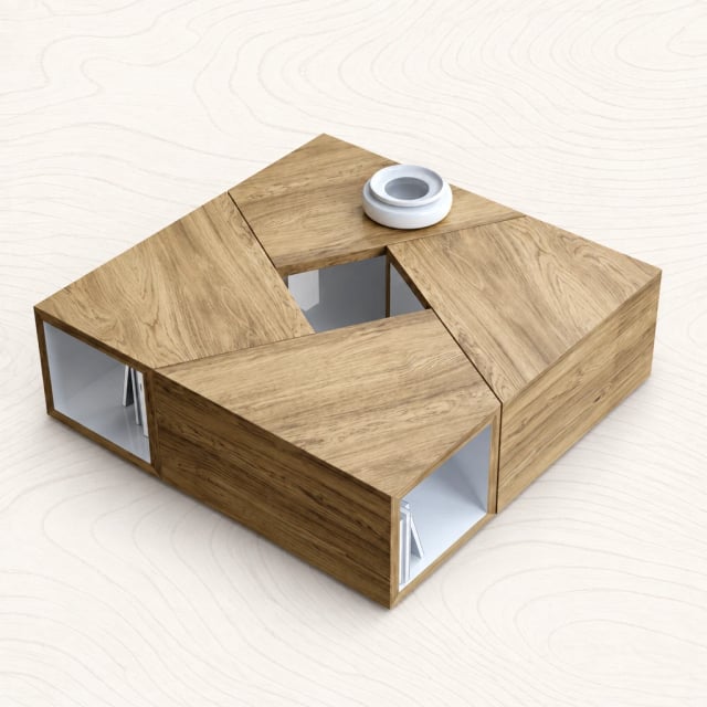 Wood node table