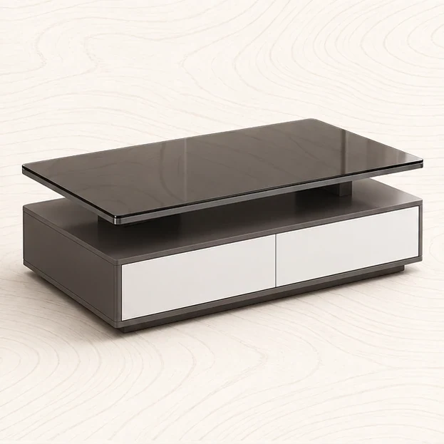 Noir Lift-Glass Coffee Table