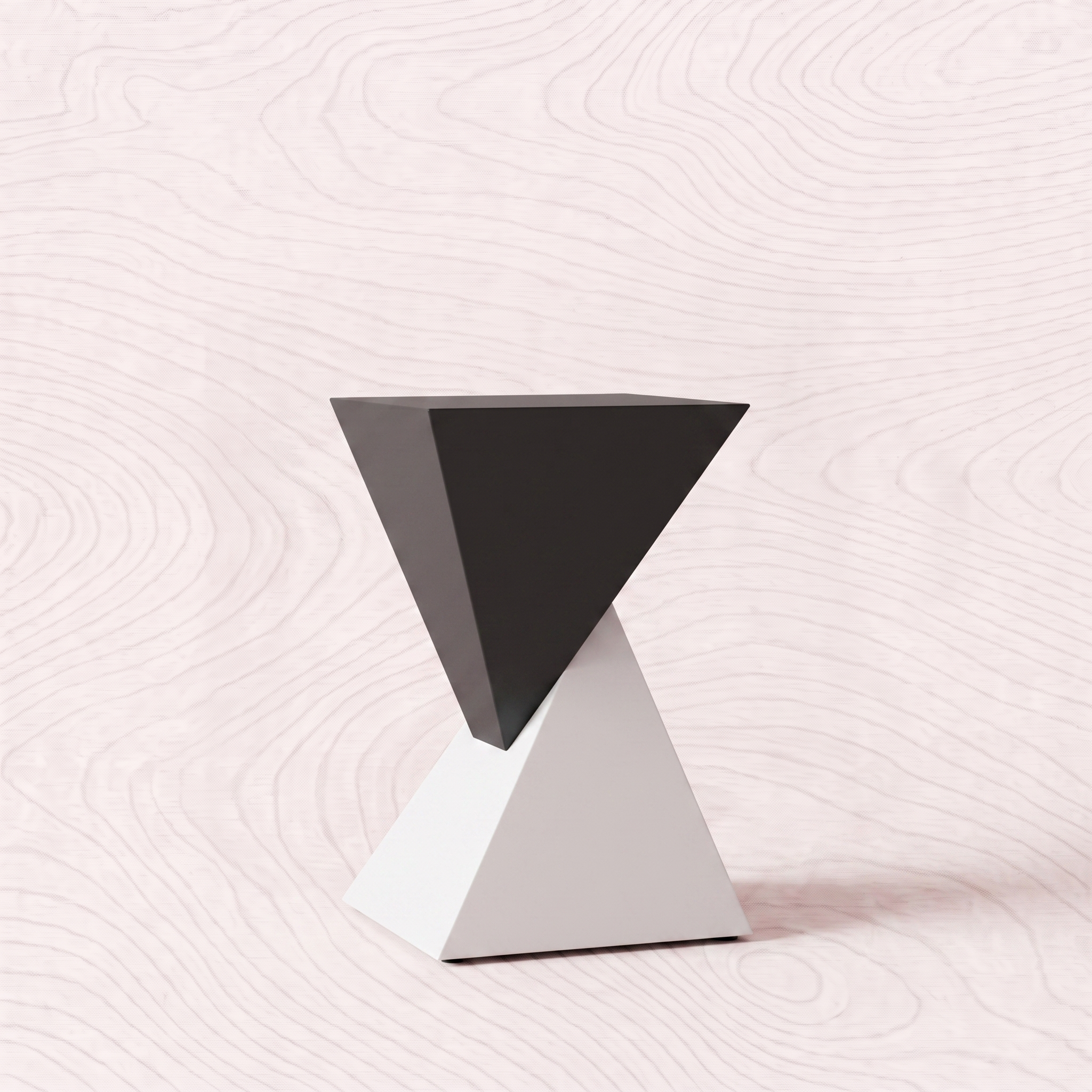 Minimalist Coffee Table photographed on the VARO pale wood-grain studio background