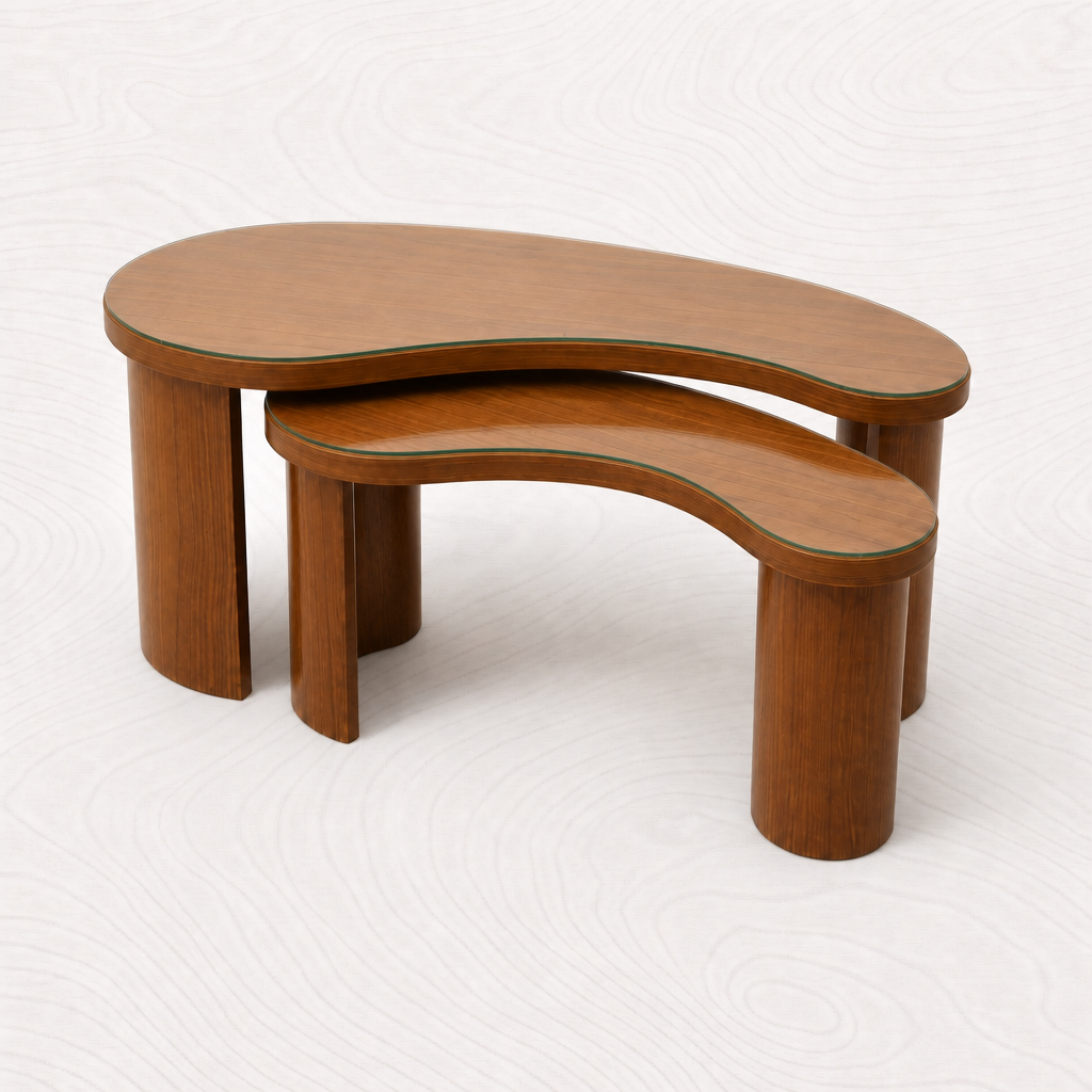 Organic nesting tables — Opposite three-quarter — VARO 0w2ewa