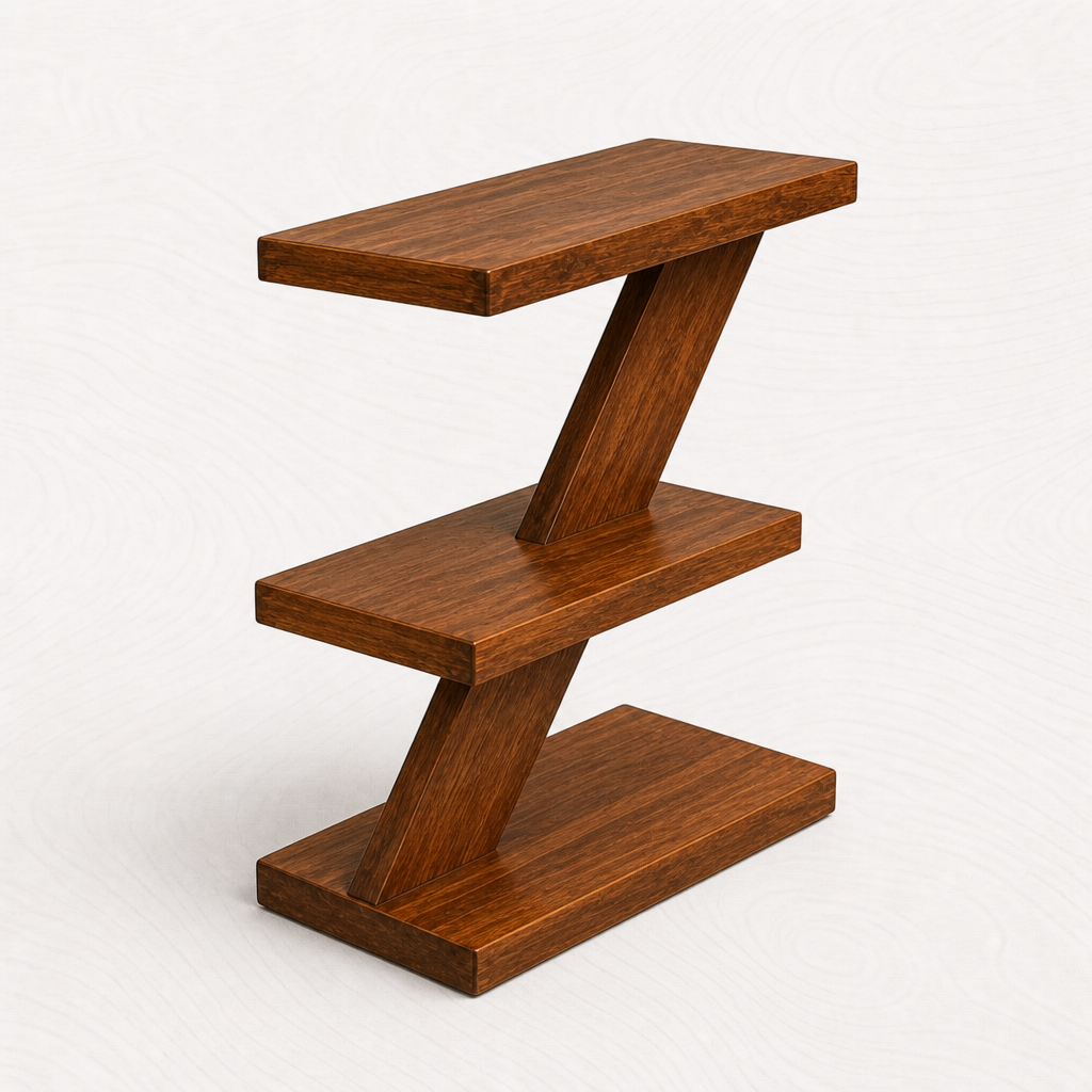 Z shape side table — Rear three-quarter — VARO fjgb22