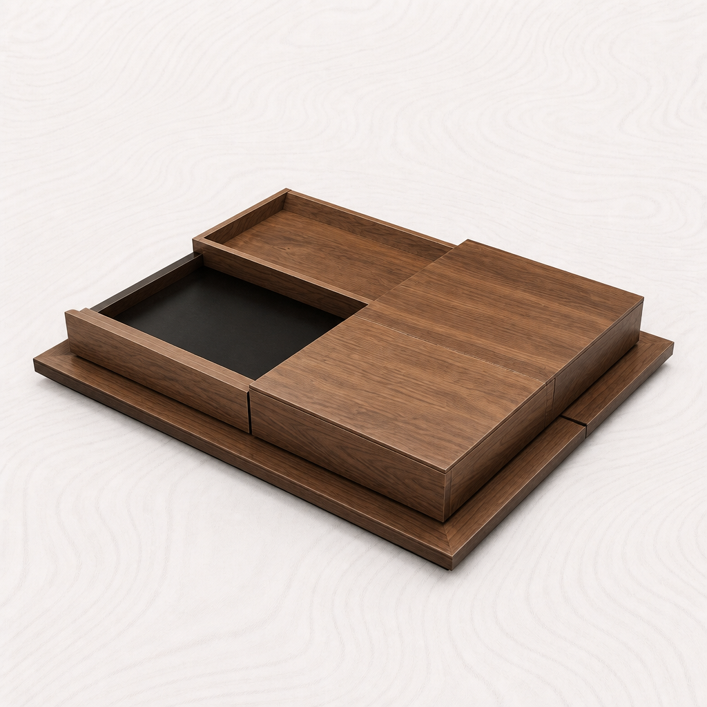 Modern coffee table living rooms — Rear three-quarter — VARO h87s9i