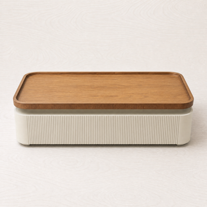 Fluted coffee table