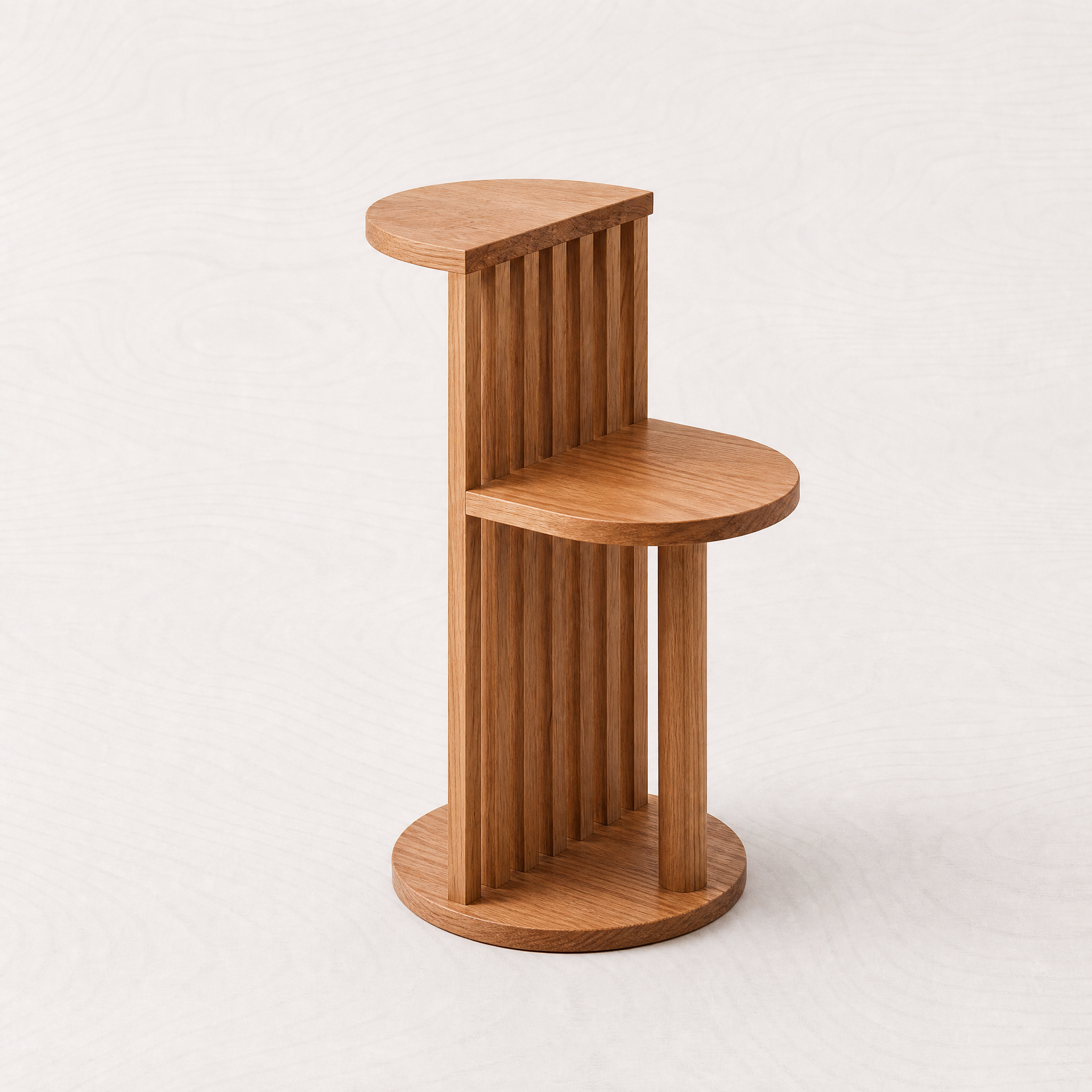 Vion Side Table — Opposite three-quarter — VARO odvwac