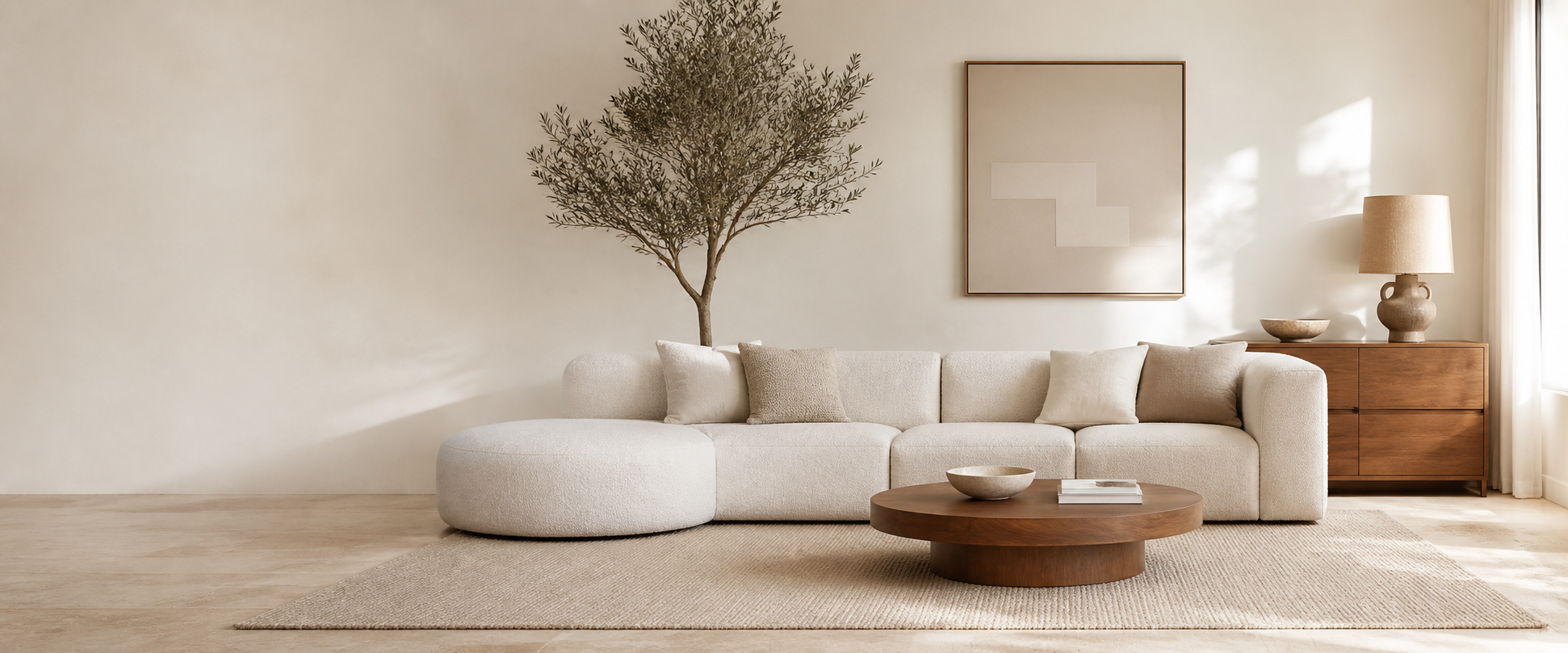 VARO HOME warm contemporary living room